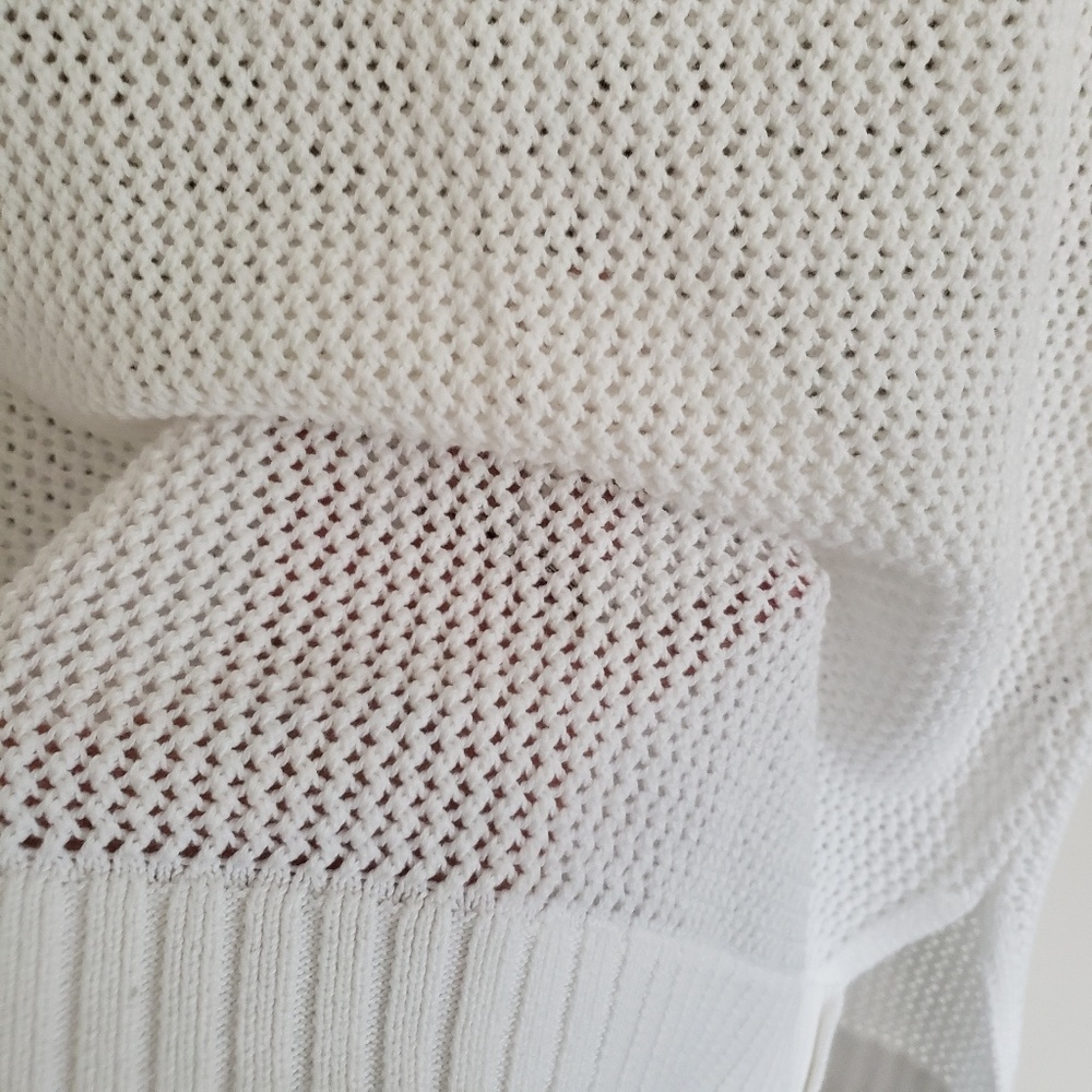 Cabi summer vest white sleeveless knit medium - Picture 7 of 7